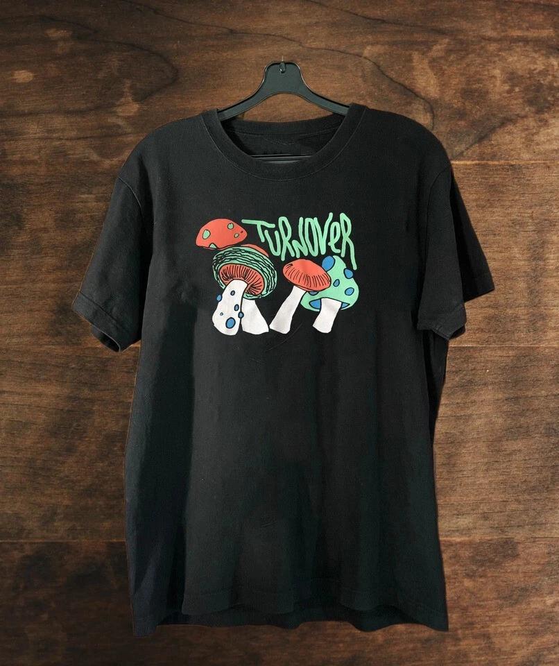 

Turnover Band Gift For Fan Unisex S to 3XL Cotton Black T-Shirt 2XL