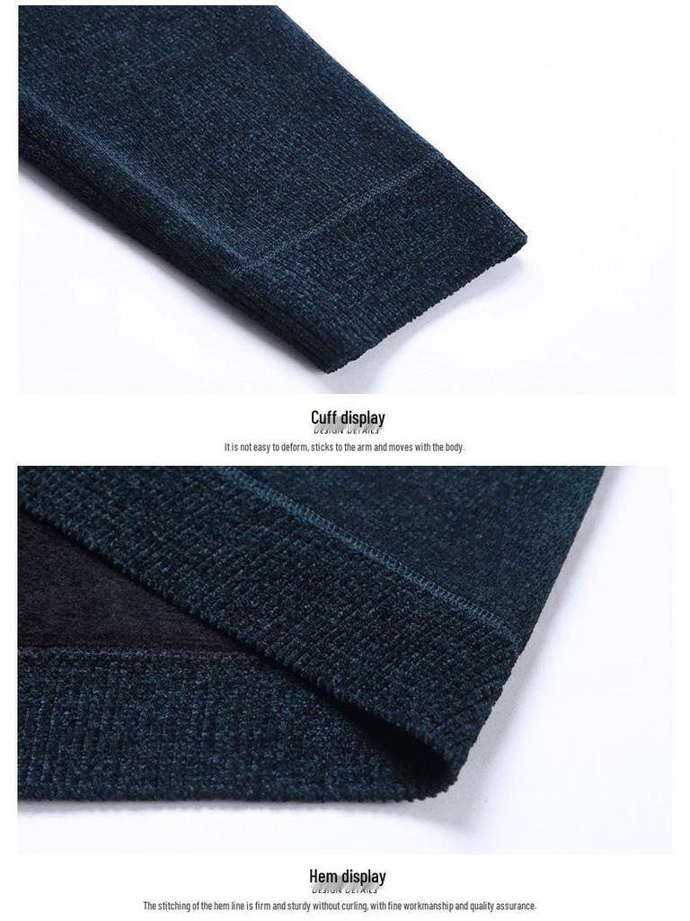 2025 Men's Autumn/Winter Thick Warm High-Collar Knit Sweater