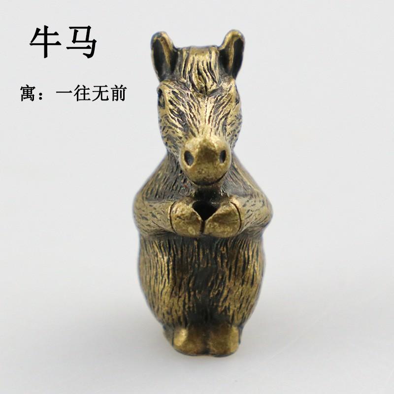 Roztomilé starožitné zvířecí ozdoby pro domov, interiérové malé ozdoby