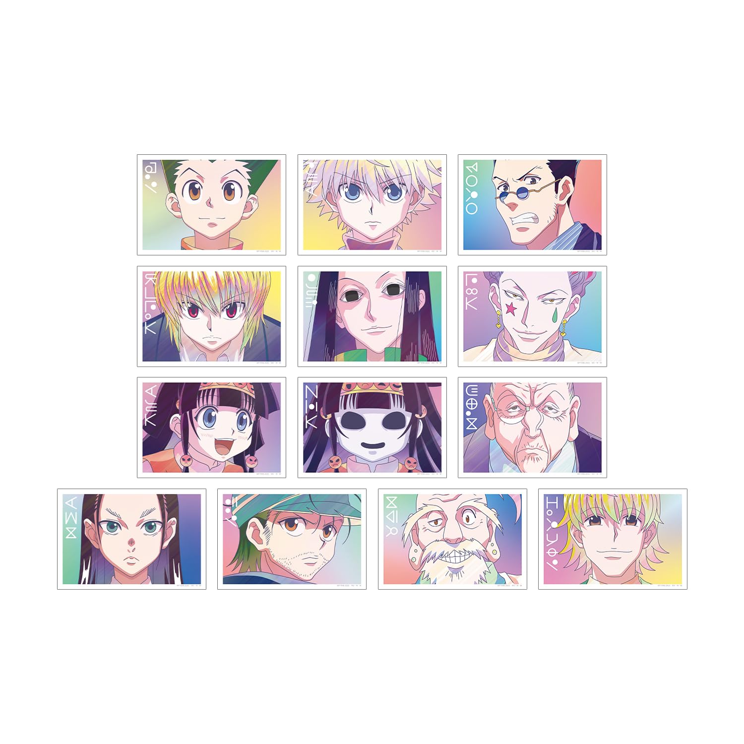 HUNTER x HUNTER Trading Ani Art Clear Label Vol. 3 Clear Cards (Box of 13)