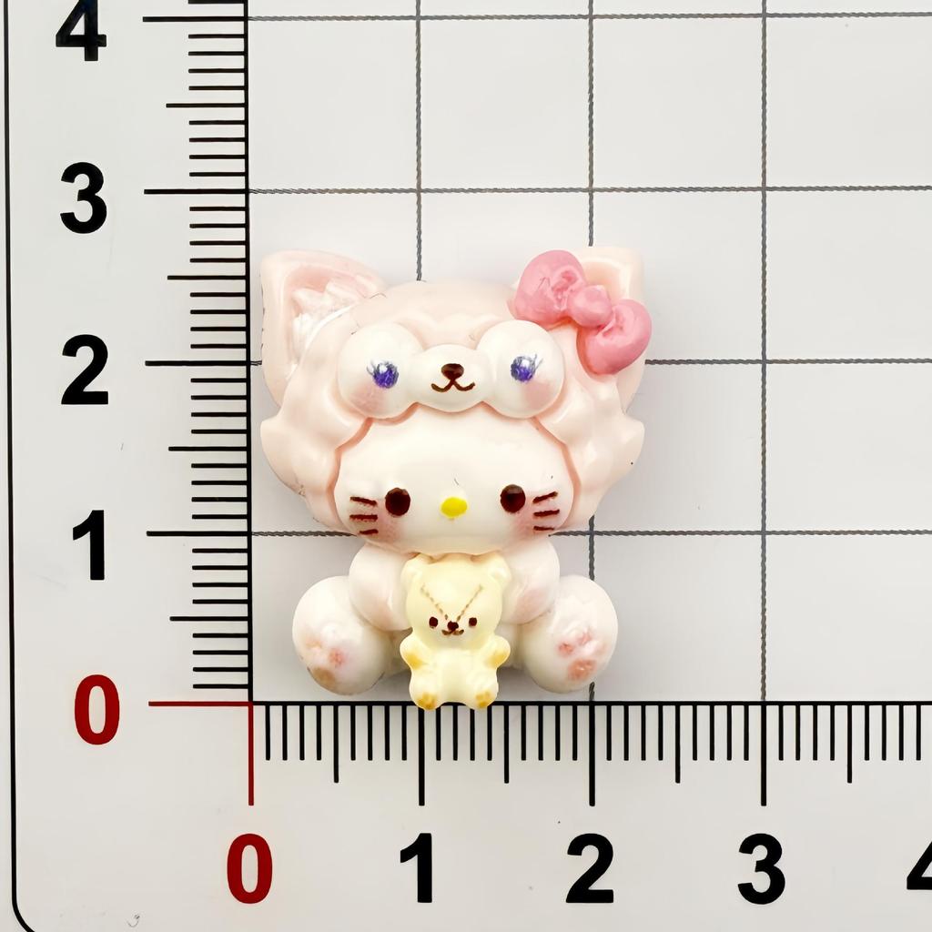 Soft Cute Cartoon Animal Resin Hair Clip & Magnet DIY Accessories