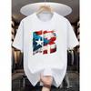 T-shirt unisexe à motif drapeau de Porto Rico