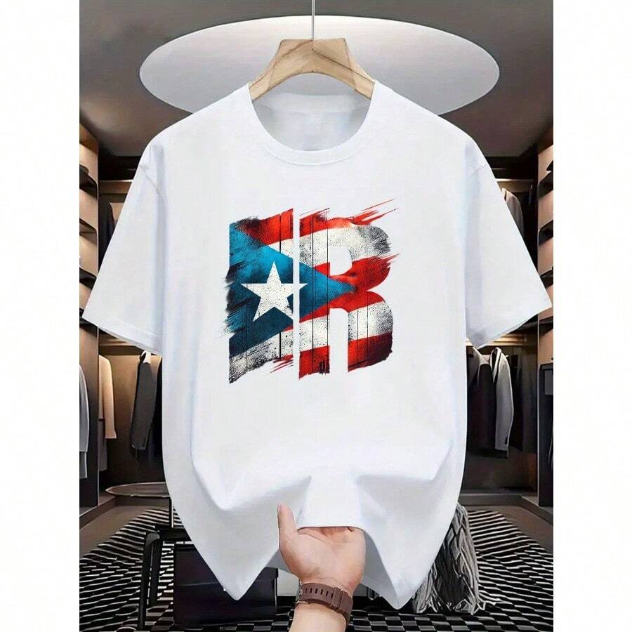 

Unisex s Puerto Rico Flag Graphic T-Shirt L