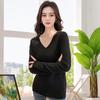 Mocana Women's V-Neck Long Sleeve Wool Sweater
