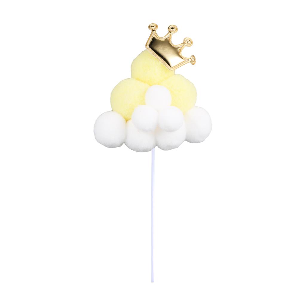 Beautiful Clouds Cake Topper For Birthday Party Decor Cake Decoration Happy Birthday Cupcake
