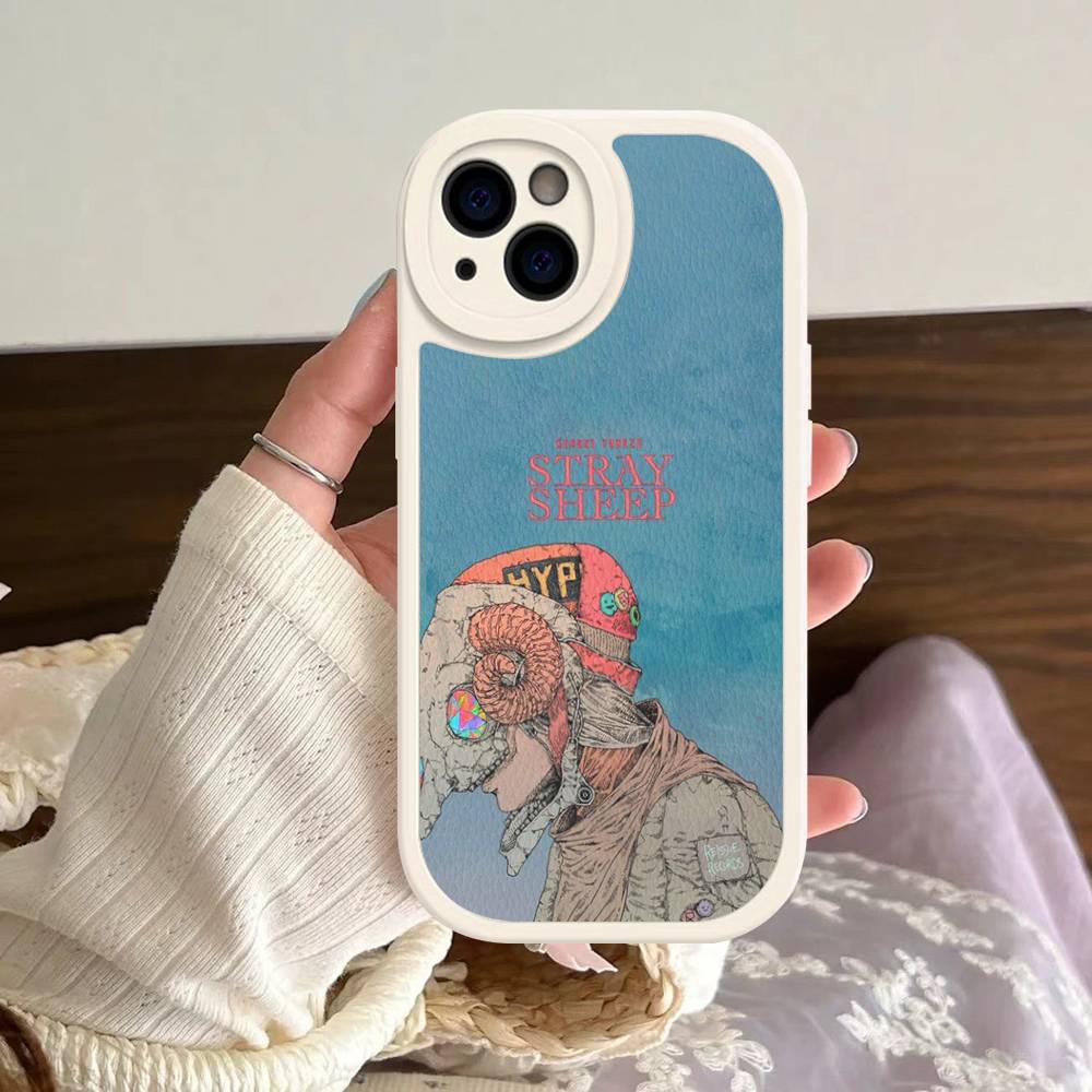 

Singer Yonezu Kenshi For IPhone 16 15 14 16E 13 12 11 Pro Max Plus Phone Leather Case iphone XS