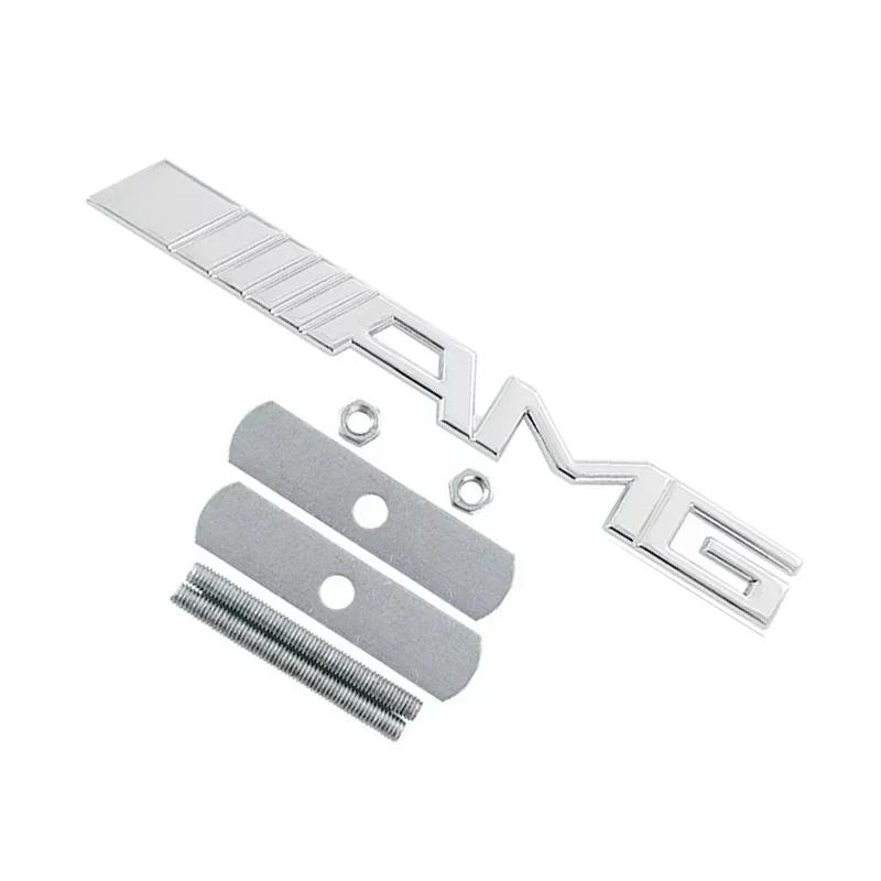 Autoaufkleber 2025 Heiß Für Mercedes Benz Auto Heckklappen-Emblem Aufkleber Frontgrill-Emblem Zubehör für Mercedes Benz AMG W204 W20