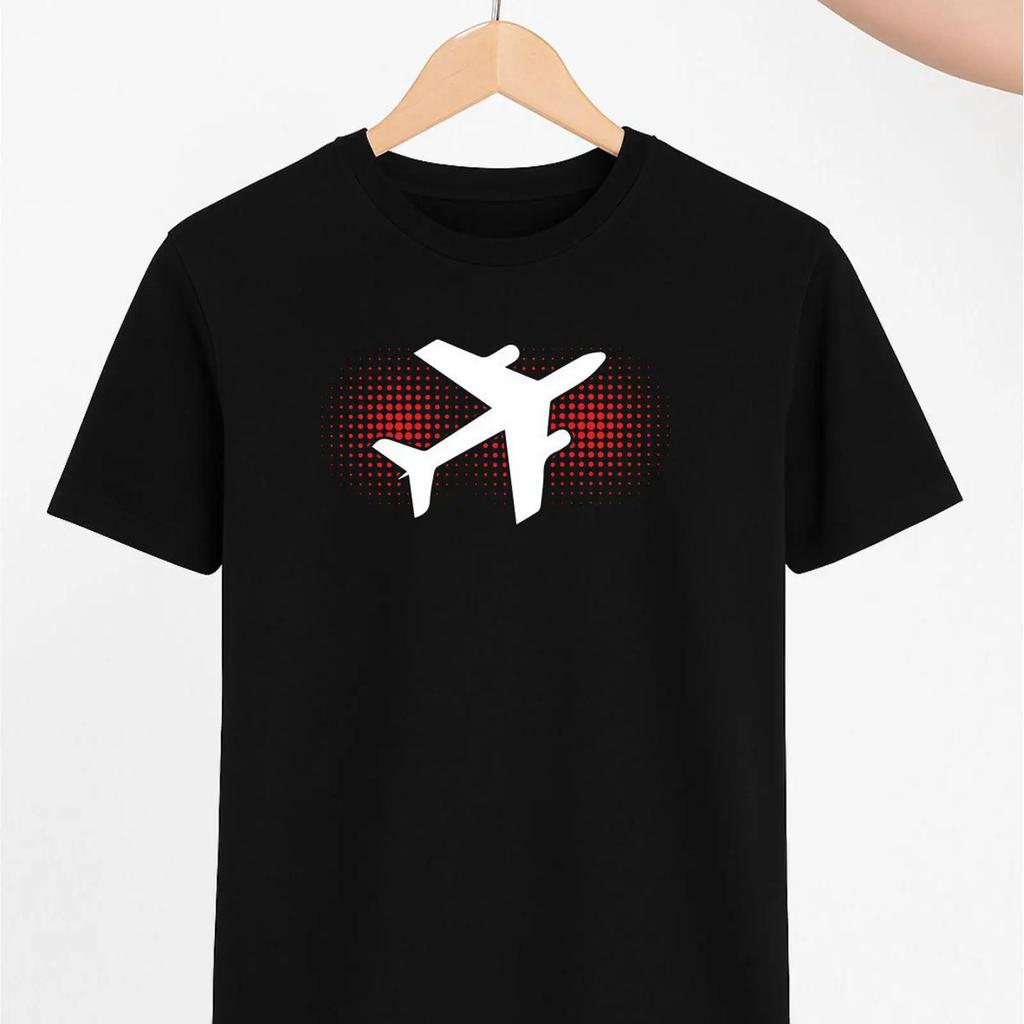Airplane T Shirt Aviation For Pilots Amp Flight Lovers Vintage Washed Homme Stylish Casual Streetwear Graphic Fashion Unisex