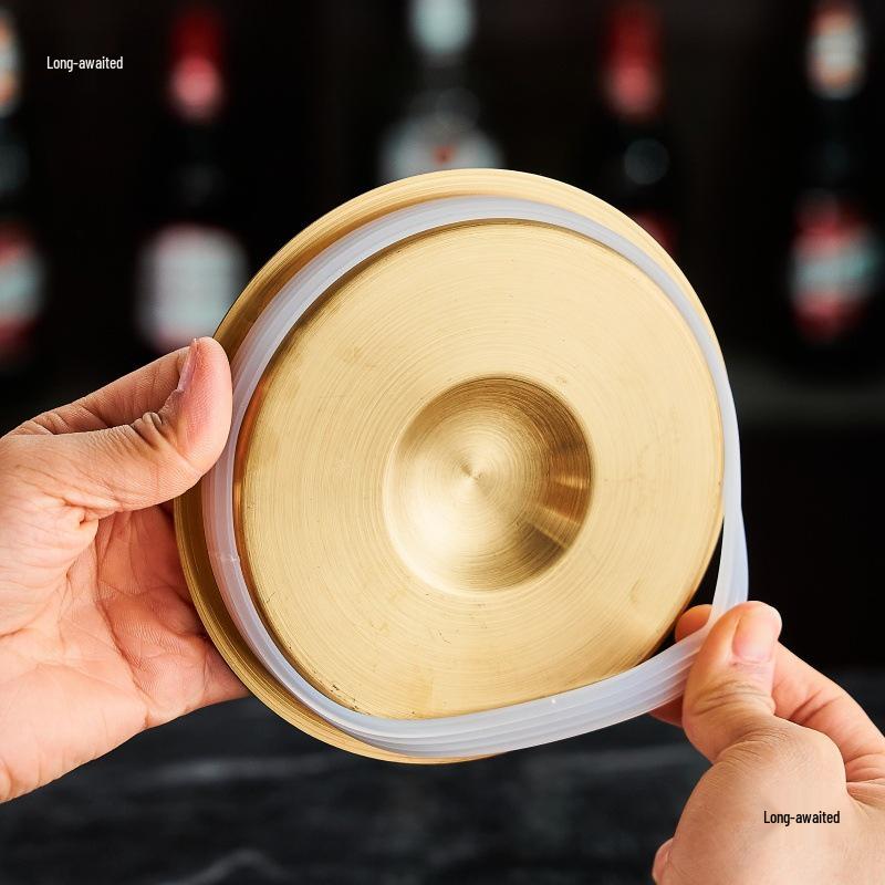 3L Double-Layer Insulated 304 Stainless Steel Ice Bucket with Thickened Handle for Wine & Beer