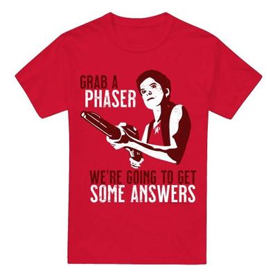 Star Trek Voyager Camiseta Phaser Janeway Masculina