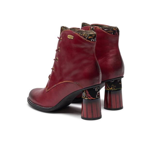 Ботильоны Laura Vita Gucstoo 41 бордового цвета
