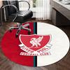 1pc L-Liverpool  Print Round Carpet Chair Round Carpet Suitable for Bedroom Living Room Home Decorative Carpet