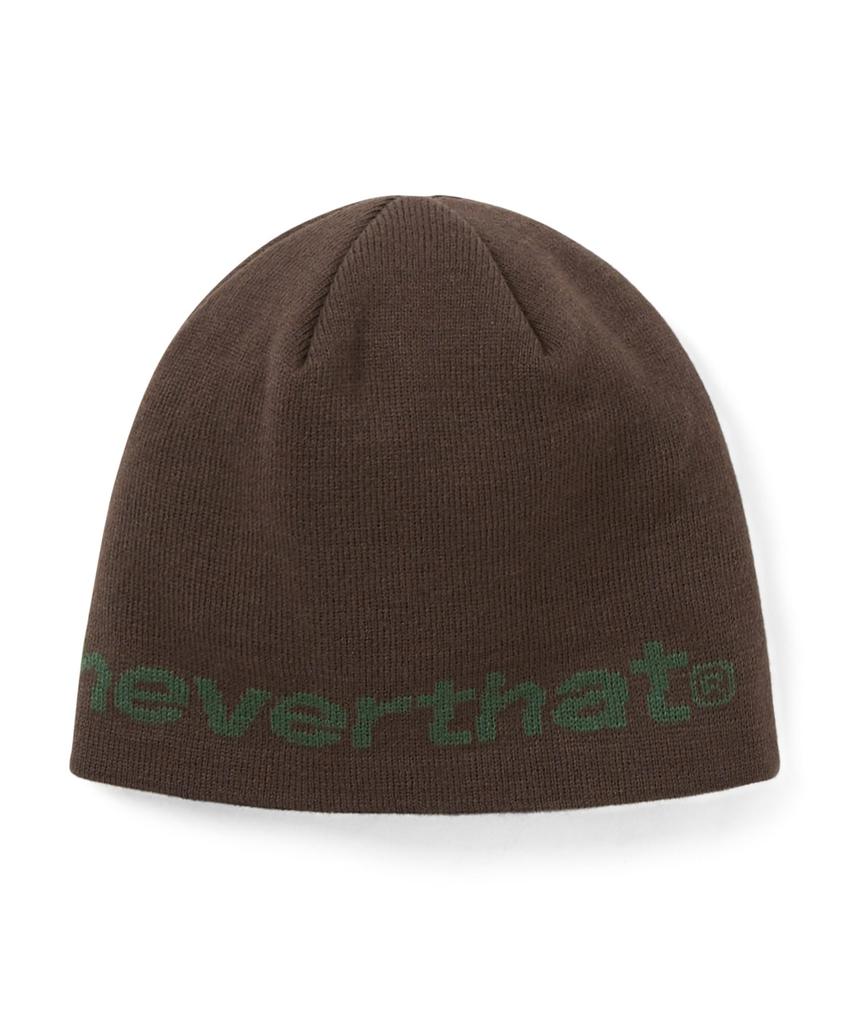 THISISNEVERTHAT Sp-Logo No Cuff Beanie Brown