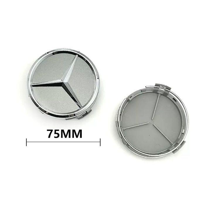SRGK3 75mm 4pcs car wheel hub center cover replacement badge suitable for Mercedes Benz W203 W205 W204 W221 W222 W220 W212 W211 W210 W