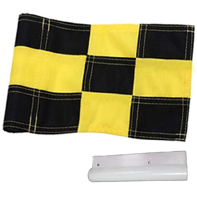 Golf Putting Green Flag With Bright Colors Anti Tear Durability Golf Trainings Flag For Beginners Coaches Drill
