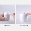 250ML USB Mini-Luftbefeuchter Aroma Diffusor für ätherische Öle für Zuhause und Auto Ultraschall Stumm Nebel Maker Diffusor mit LED-Farblampe
