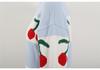Autumn/Winter 2026 Cherry Jacquard Festive Knit Sweater - European Style Women's Pullover