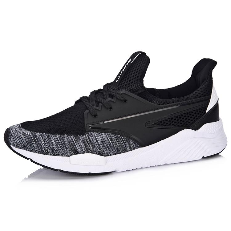 New LINING Exceed Casual Shoes Unisex Low top Black/Gray AGCM033-1