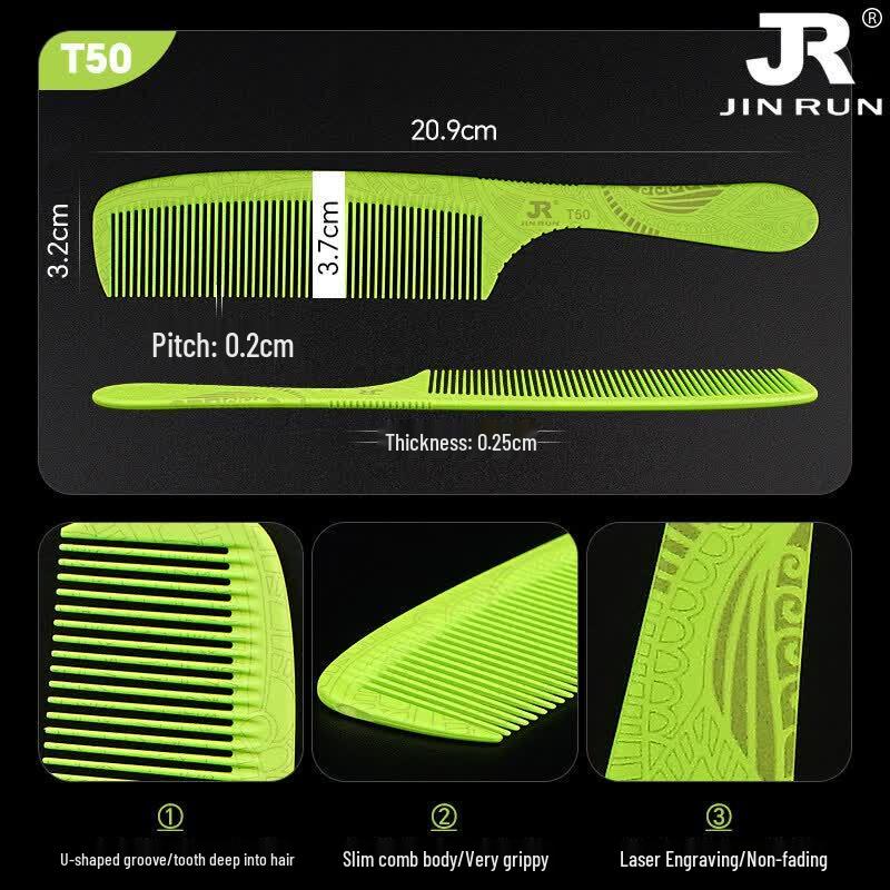 LIEI Professional Ultra-Thin Flat Top Hair Comb