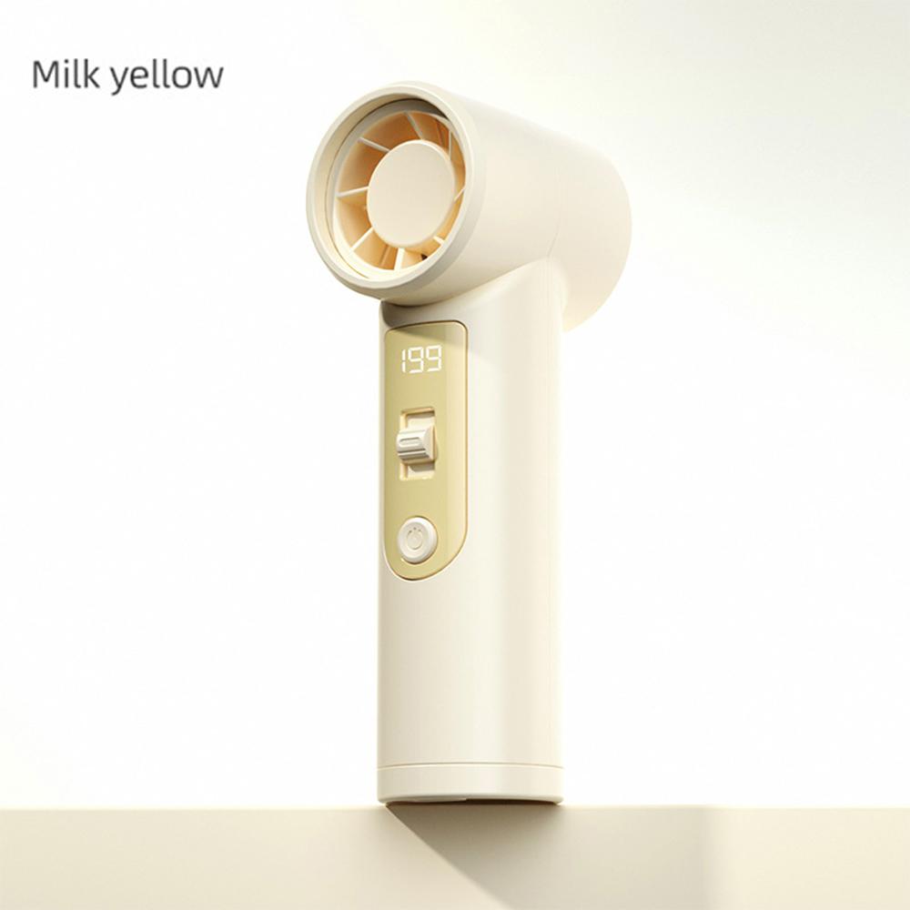 Portable Handheld Fan High Speed Cooling Fans 199 Wind Speed Adjustable 2000mAh Rechargeable Mini Foldable Air Cooling Turbo Fan