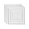 Ceiling Tiles 12-Pack 24 X 24 In PVC Easy Installation White Peg Pattern
