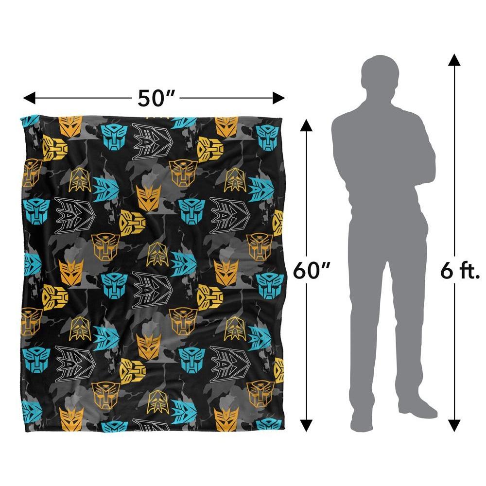 Transformers Repeat Logo Blanket