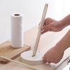 Vertical Roll Holder Paper Shelf Desktop Towel For Kitchen Tissue Punch-Free