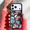 Retro Pattern Flower Skull Phone Case for iPhone 17 Air 16e 15 14 13 Pro Max Back Cover for 12 11 Pro Coque