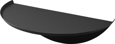 Yamazaki Tower Wall Side Table X D22 X Compatible with Includes Drywall Push Pins and Wood Model 1938 (W40 H11.7cm), Black, Drywall, Screws,