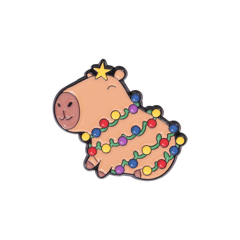 Vícebarevná Jedinečná Brož s Kreslenou Postavičkou Stylová Slitinová Spona Pro Muže Ženy A