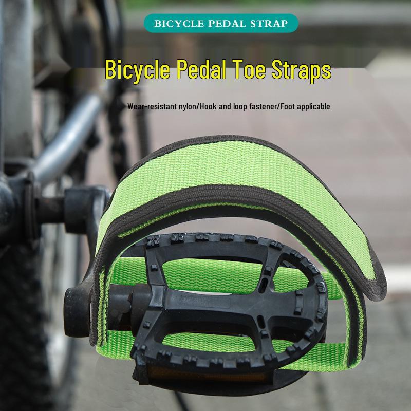 Ultralight Cycling Toe Clips & Foot Straps for Fixed Gear Bikes
