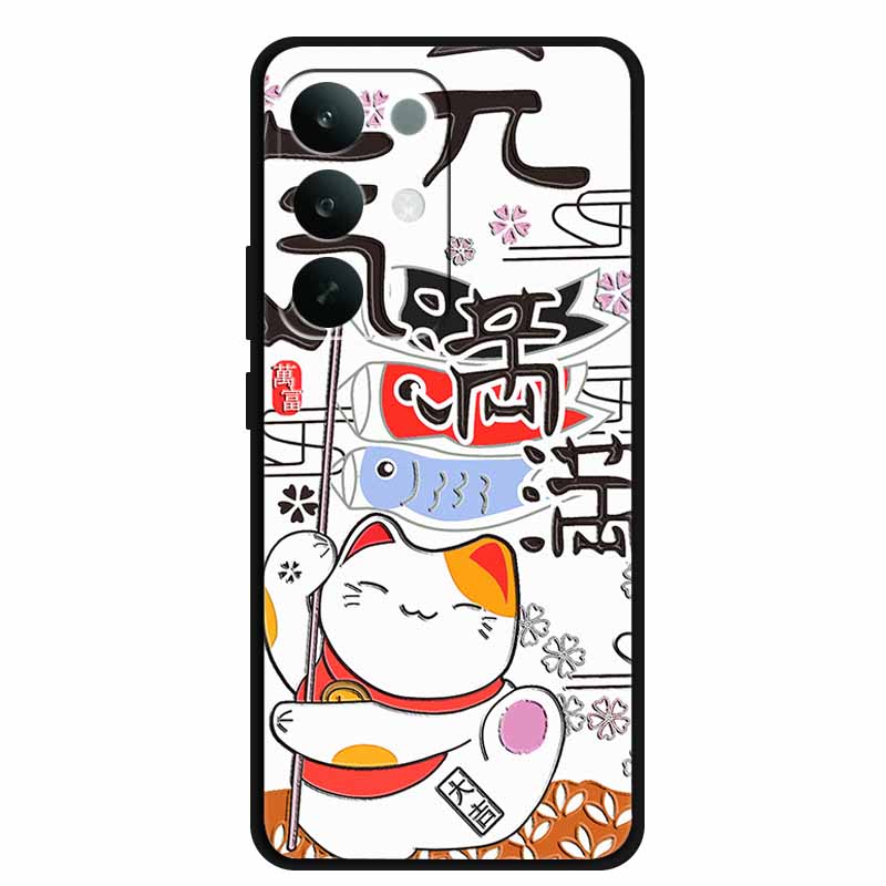 3D Dragon Case For OPPO Realme C85 4G 15X 5G Relief Coque Bumper Silicone Soft Phone Cover C 85 15 X Embossed Blossoms Funda