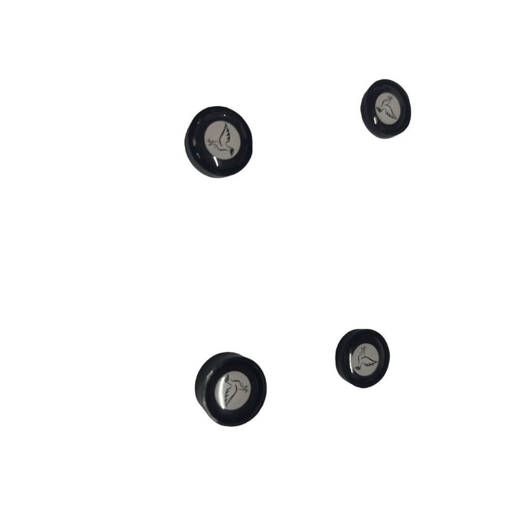 4-Piece Cymbal and Cowbell Mute Magnet Absorber Set