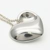 Used TIFFANY&Co. Necklace Fold Heart Silver925 5.4g Silver Accessories