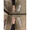 Evening Slippers 2025 New Flat Shoes Pinch Feet Cool Slippers Fairy Style Beautiful Sandals Women's Summer Wear