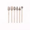 20Pcs Cylindrical Diamond Burr 3mm Shank Grinding Bit Stone Jade Carving Grinding Engraving Drill Bit Rotary Tools