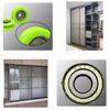 16Pcs/Pack Low Noise Sliding Door Rollers With Rustproof Design For Long Lastingly Performances On Rails and Track M4YD