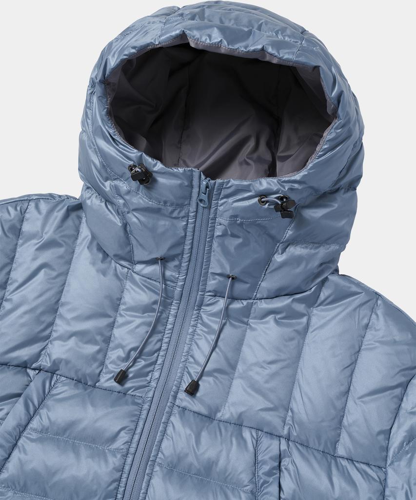 Lettercomo Shade Shell Light Down Puffer Jacket Sky Blue