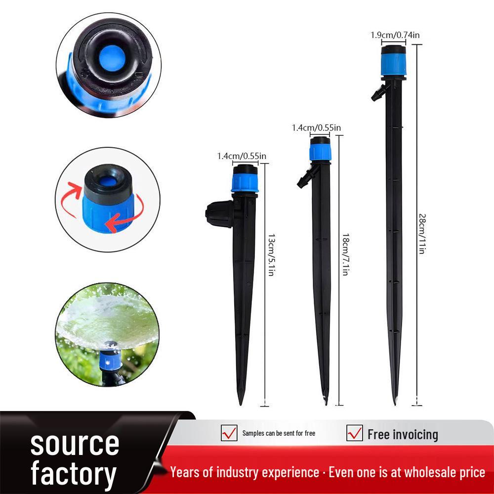 360° Adjustable Fountain Sprinkler with Automatic Irrigation Drip Head for Gardens and Orchards