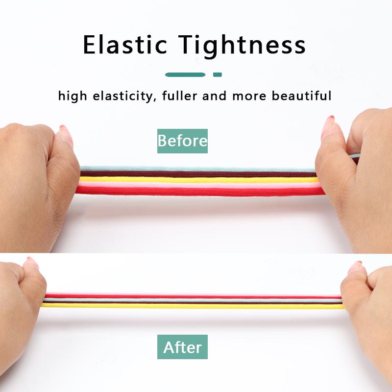 Spring Lock Shoelaces No Tie Shoe Laces Sneakers Round Elastic Shoe Lace Kid Adult Quick Without Ties Shoestrings Rubber Bands