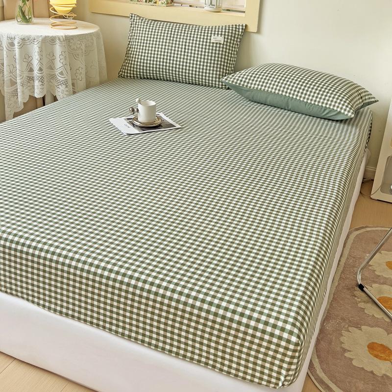 Cearceaf cu elastic în stil Stripe, antiderapant, ajustabil, pentru pat dublu, king, queen 90x200 150x200 180x200