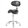 Professional PT Saddle Stool with Backrest