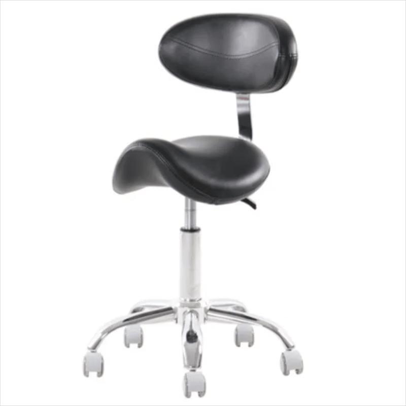 Professional PT Saddle Stool with Backrest