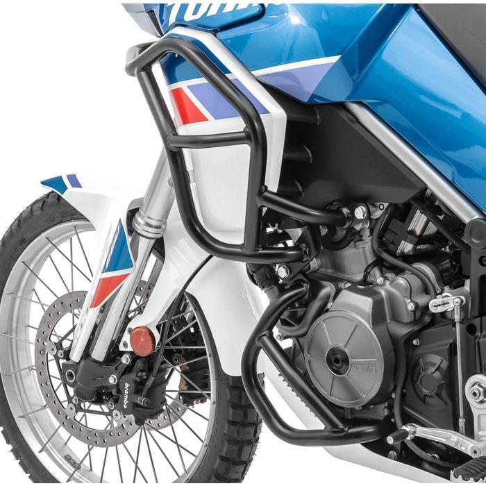 Set Pare carter haut bas + sacoches pour Aprilia Tuareg 660 22-25 noir