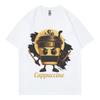 Cappuccino Assassino Lustiges Italienisches Brainrot Meme T-Shirt Hohe Qualität Mode Übergroßes T-Shirt Unisex Lässige Baumwoll-T-Shirts