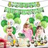 Schildkröte Baby Partyzubehör Set mit Happy Birthday Banner, Schildkröten Ballons, Schildkröten Kuchen Topper, Schildkröten Cupcake Topper, Ozean Meeresleben Thema Party für