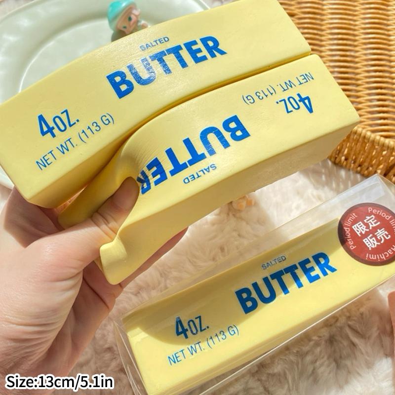 Slow Rising Squishy Stress Relief Soap Balls Dessert Bread Butter Squishies Slow Rebound Squeeze Toy Gift For Adhd Party Favors