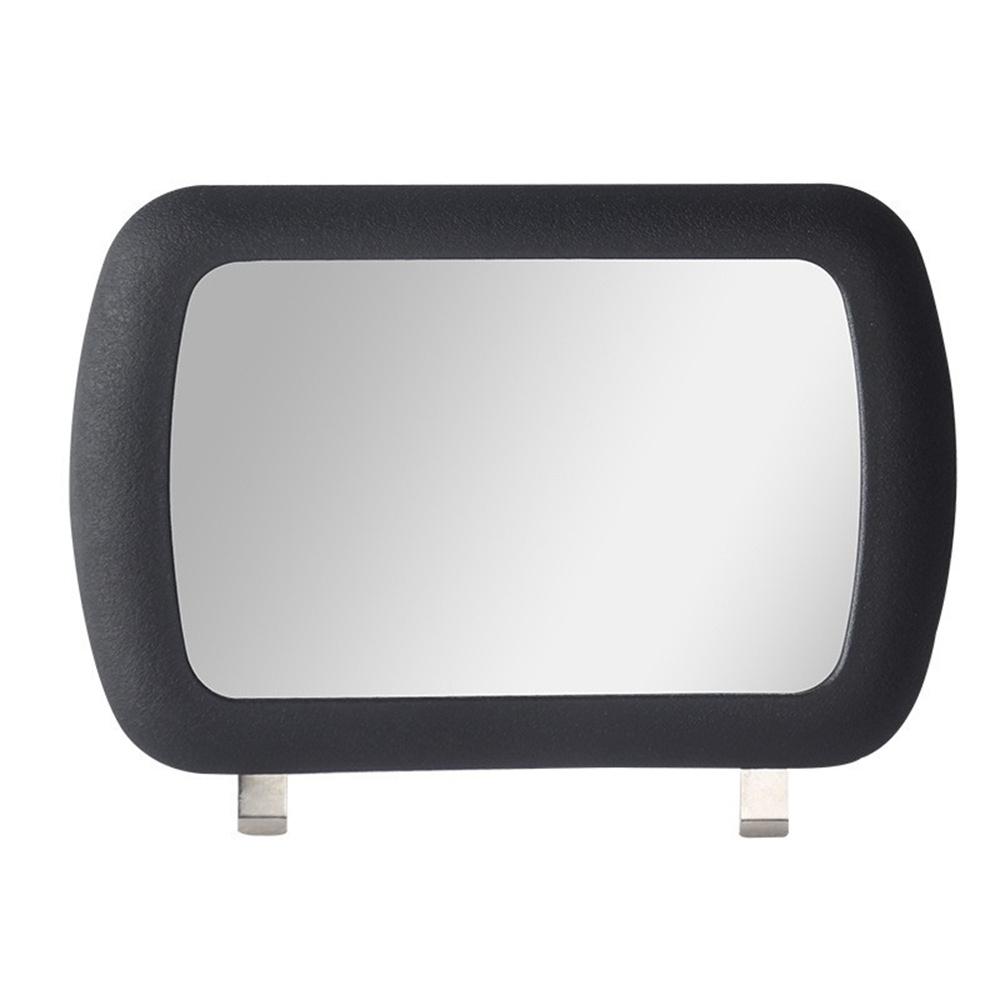 Black Car Vehicle Clip-on Sun Visor Vanity Mirror Sun-shading Cosmetic Mirror 1×