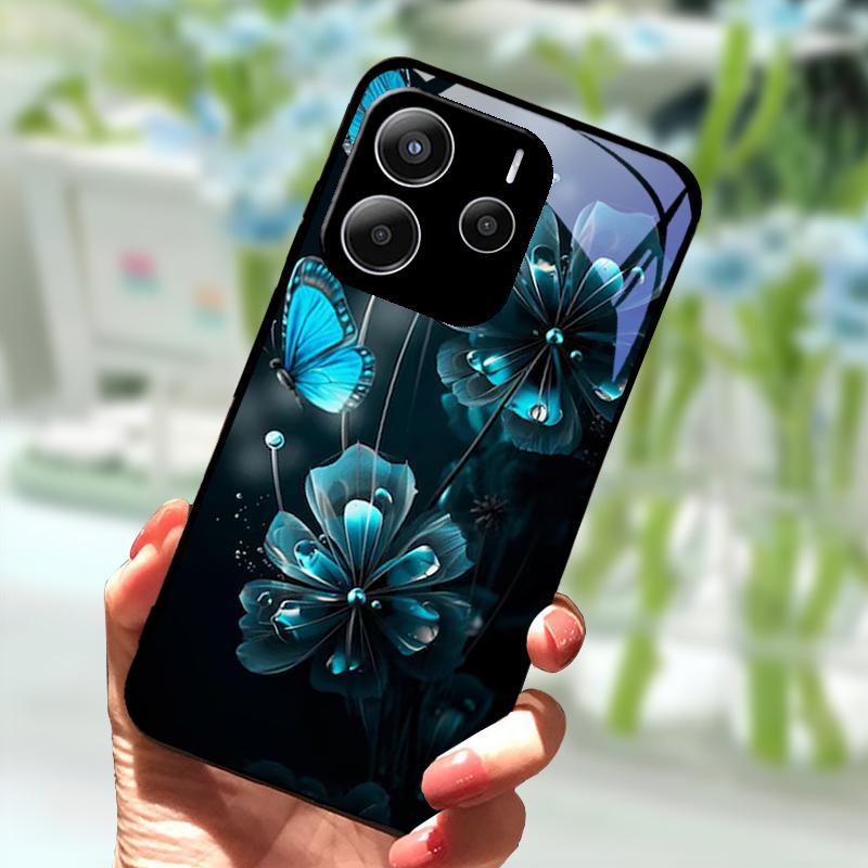 Coque For Redmi Note14 Glass Case 14 Pro 4G 5G New Popular Tempered Glass  Phone Cover For Redmi Note 14 Pro+ 5G Protector Cases