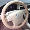 Hand Stitched Car Steering Wheel Cover for Volvo Xc60 S80 S80l 2009-2017 DIY Full Coverage Leather Steering Wheel Accessory